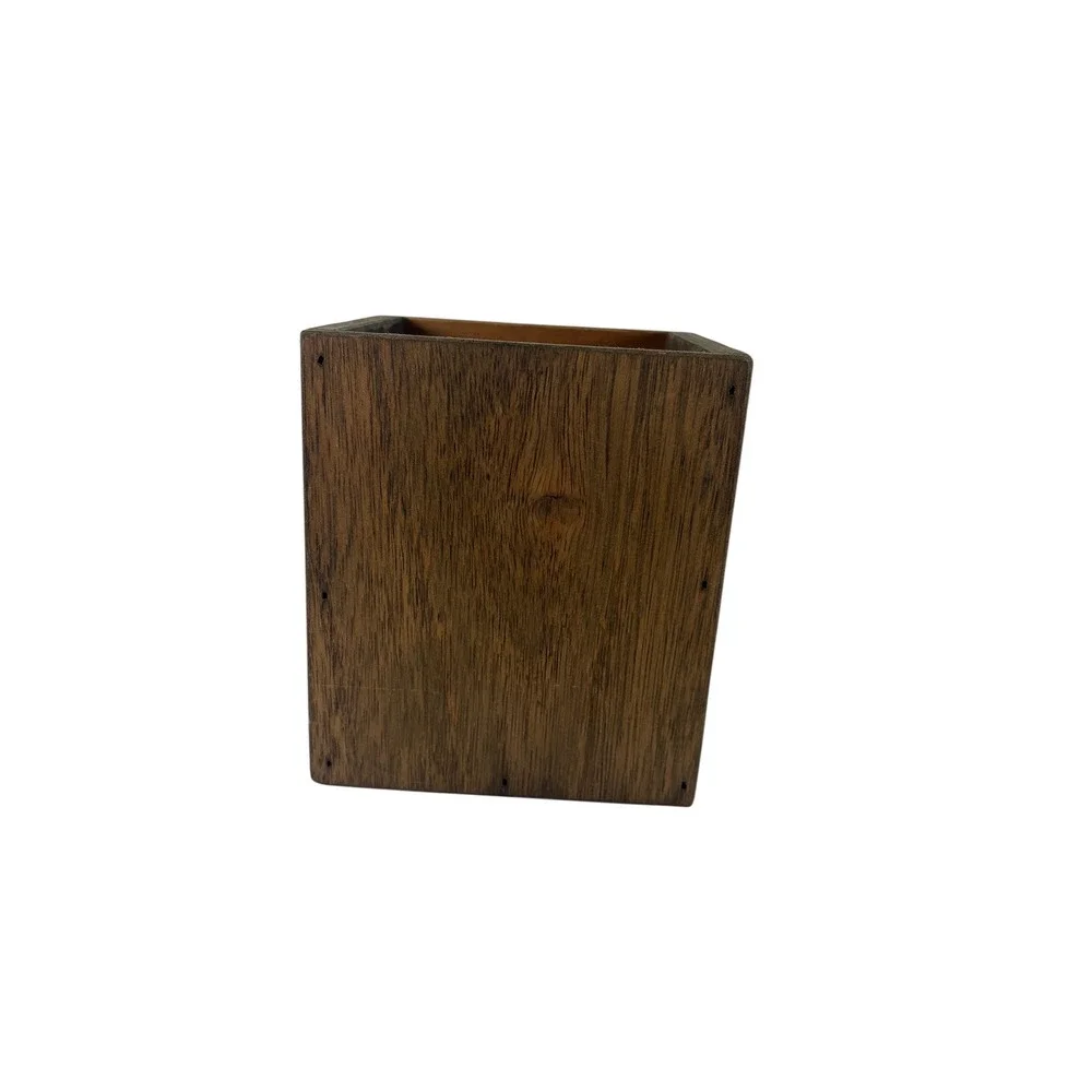 Unbranded Wooden Moose Storage Box Home Decor Brown Excellent Rustic Lodge Cabin